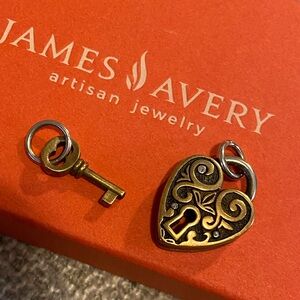 James Avery Bronze Lock Charm